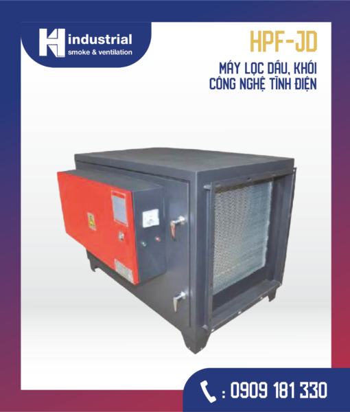 HPF-JD Máy lọc dầu, khói công nghệ tĩnh điện