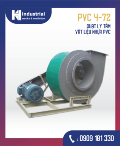 PVC4-72 Quạt ly tâm bằng vật liệu nhựa PVC