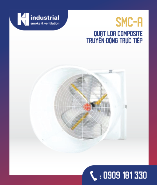 SMC-A Quạt loa COMPOSITE truyền động trực tiếp