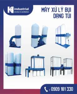 máy xử lý bụi dạng túi